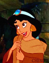 Princess Jasmine in her disguise