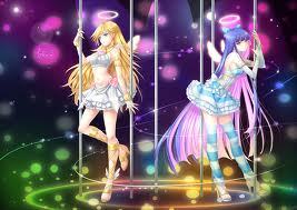  panty (left) and stocking, pantyhose (right)