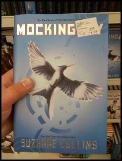  picture is not mines. i did not take it. But this is the picture of mockingjay being sold at walmart.