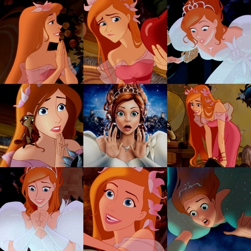 Ariel was the first red head followed by Giselle from Enchanted who mocked her spunkiness and her hopeless romantic ways.