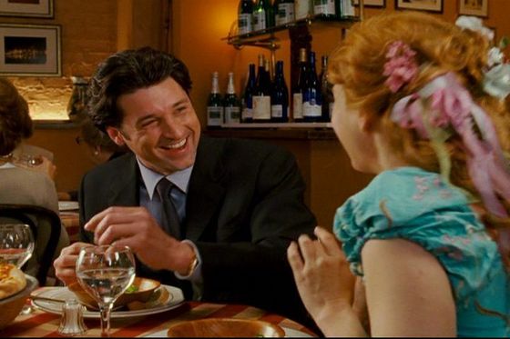  The Enchanted one was set in the restaurant and they both look happy here.