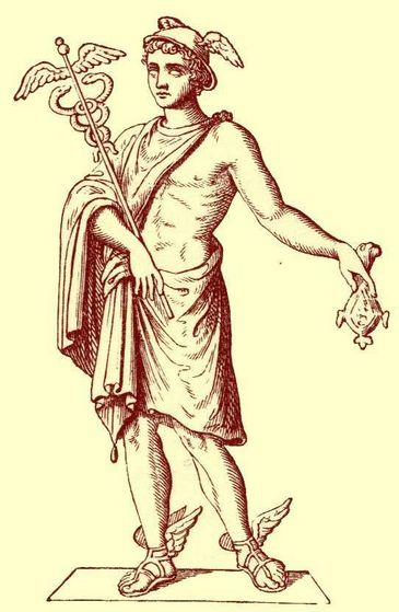  Hermes and his caduceus