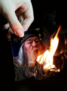  Burning Dumbledore in effigy