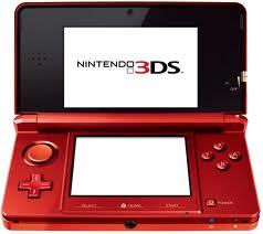  This is the Nintendo 3ds. Colour: Red and black, but don't worry there are iven other colours! ;)