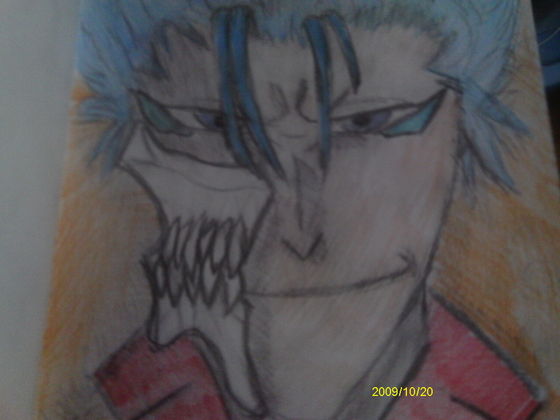  lol i know its aleatório but this is my drawing of Grimmjow