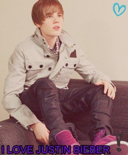  I l’amour Justin Bieber.! ;)