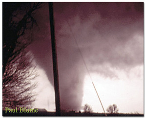 The F5 tornado that destroyed Alice's home and put her life on the line