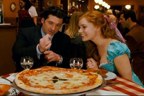  The restaurant scene was adorable. I liked how the two started to like each other and Robert was showing Giselle a magic trick and she was all happy.