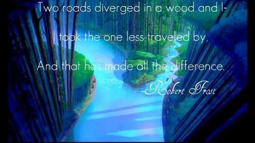  from The Road Not Taken 由 Robert Frost