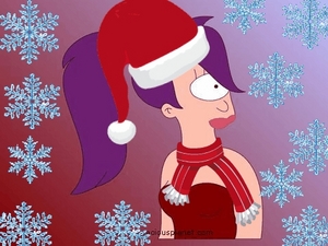  Lolz! Рождество Иконка I made of Leela! (From Futurama) MERRY Рождество SWEETS! ♥