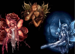  Among the fate who where fighting for alfea where alice the ice fairy, chloe the sound fairy and musera the Amore fairy