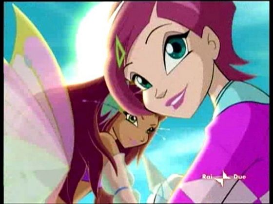  Tecna and Diana! (Image from the Season 4 bidyo theme)