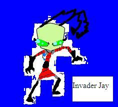  Invader geai, jay