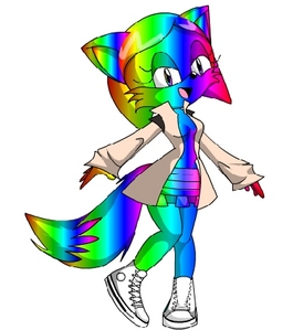 The cool Rainbow the fox (better than cosmo)
