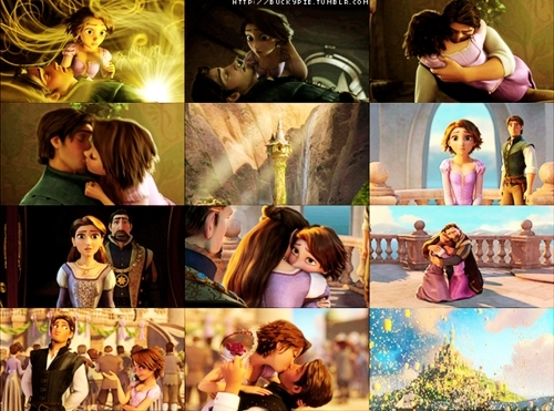 Favourite kiss from Tangled can be found in this image