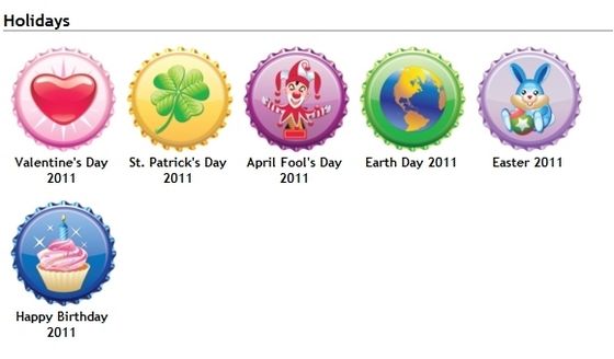  badges in the "Holidays" catagory