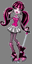 Draculaura in her normal outfit.