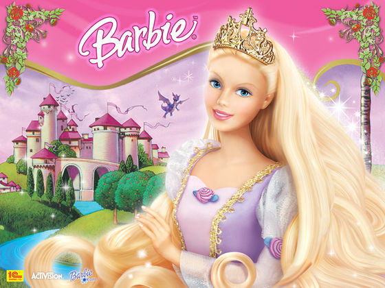  búp bê barbie as Rapunzel