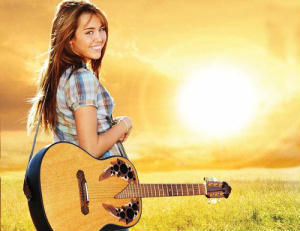  Miley with a Guitar.....