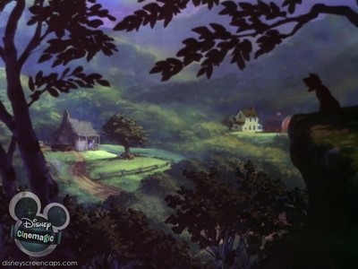 8. The last scene in The Fox and the Hound. When we hear the voices Tod and Copper as children, and t