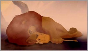 i can't choose any sad moment from DP movies. i'll go with mufasa's death