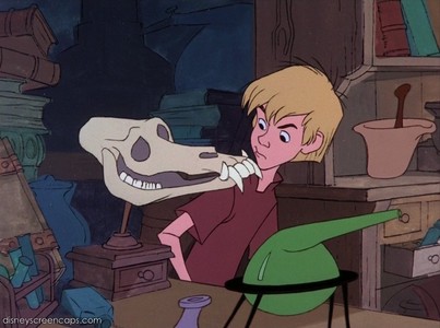  I think he looks like Wart. (The Sword in the Stone) Maybe it's because they were both animated par Mi
