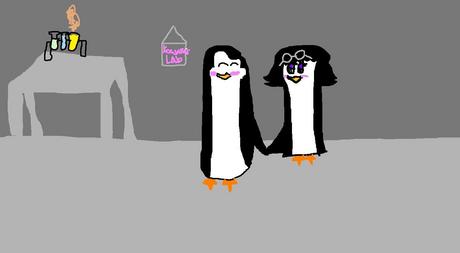  @mixmaster15: Hope this is good! :) And sorry if i messed up on the lab oder your penguin, im not used
