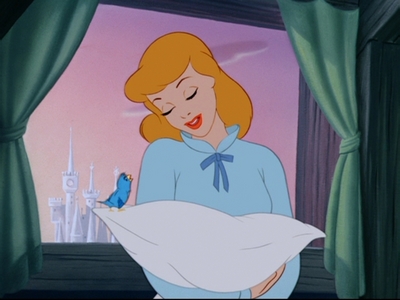  I think Cinderella(In the first film) looks alot like Alice. They have the same eyes, almost the same