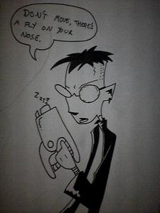  Jhonen Vasquez fan-art. xD' (Never been so into Invader Zim/JTHM/Everything can be beaten/Squee/I fee