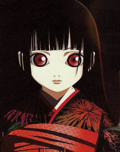  Ai: *walks through forest and stops when she sees a group of people* (the pic is of Ai Enma who is