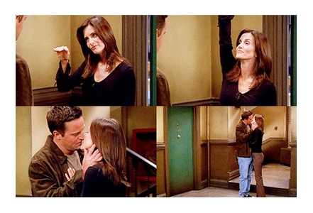  <b> دن 9: The most believable relationship. </b> Monica and Chandler
