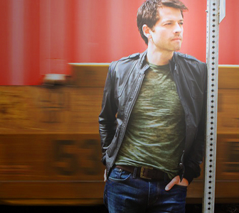 Day 12: A photo of an actor/actress from your favorite tv show.

[b]Misha Collins[/b] (Supernatural)