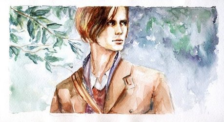 I came across this beautiful painintg of Spencer Reid on deviant art.  I thought you would like it to