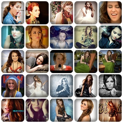 here's mine
its a page which contain all my fav. pics of miley, hope this is ok