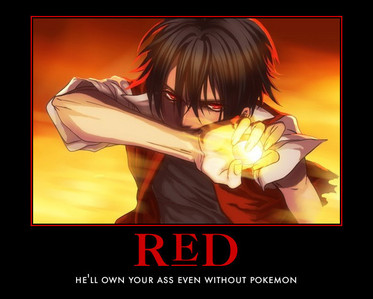  ;) everyone here who has played pokemon soulsilver knows what im talkin about! ;) xD ;D red is boss.