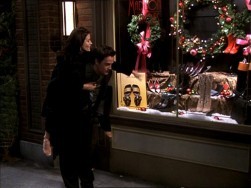 Chandler: New haircut?
Monica: No
Chandler:Necklace?
Monica: No
Chandler: Dress?
Monica: No
Cha