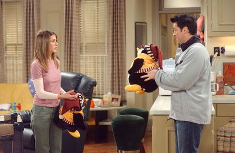 Joey: Hey, look who’s here! It’s Joey, and he brought home a friend.
Rachel: Joey, Emma’s righ