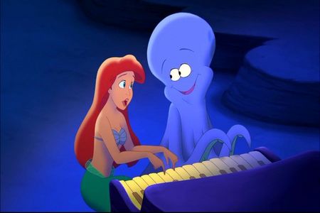 yep that's fine :)
heres ariel playing the piano
now find a picture of princess jasmine taking a ba