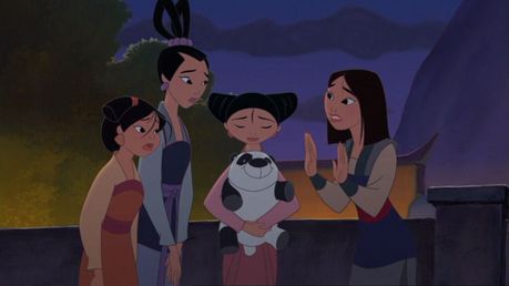  This one? Mei,Sue and Ting-Ting are princesses. Find a pic of Ariel and Snow White.