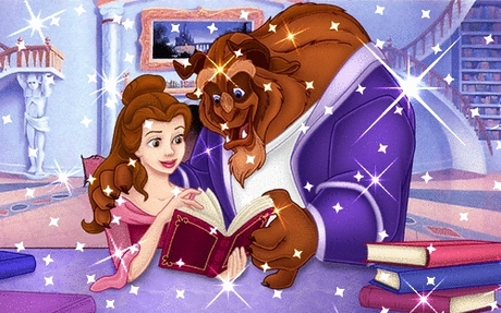 here is a picture of belle reading,now find me a picture of ariel brushing rapunzel's hair and Prince