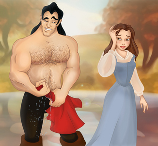 There! :D
Has anyone said to find one of Ariel and Gaston yet? If not, find that one.