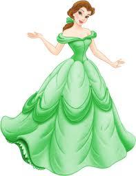 Any way, is this the pic for belle wearing green gown?