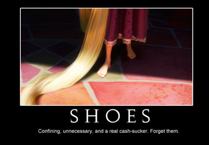  @LionaChoco good job finding another princess without shoes! but this would be the easiest