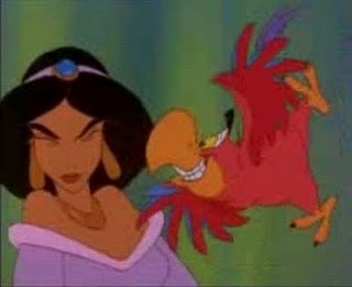 Here you go! Now find a picture of Jasmine hugging Aladdin. 