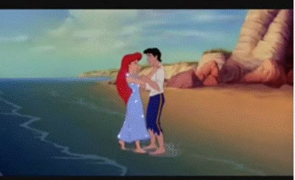 Do you mean something like this? If so find a picture of Ariel in a dress she didn't wear in the movi