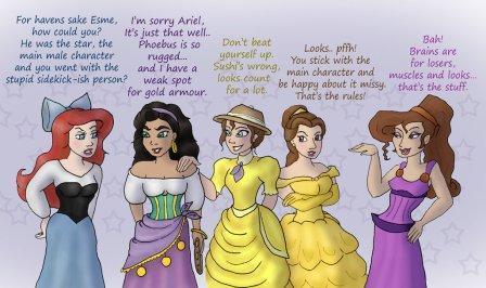  I couldnt find the same strip but i have one of princesses saying some their isusses,is it ok?If so f