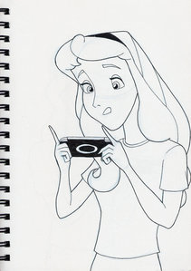 Here is Aurora if that is alright. Okay find Belle offering Ariel sushi.