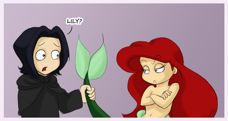 Find a crossover picture of two (or more) Disney Princess villains.