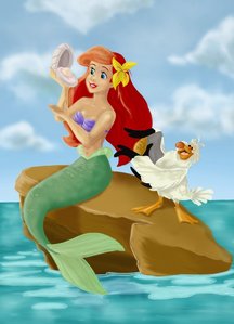  Does this one work? How about finding Ariel as Ursula, the one I'm thinking about has her alone.