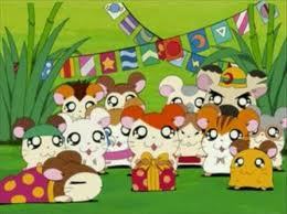 I love this picture of the Hamtaro and his friend,it's just so adorable!x3